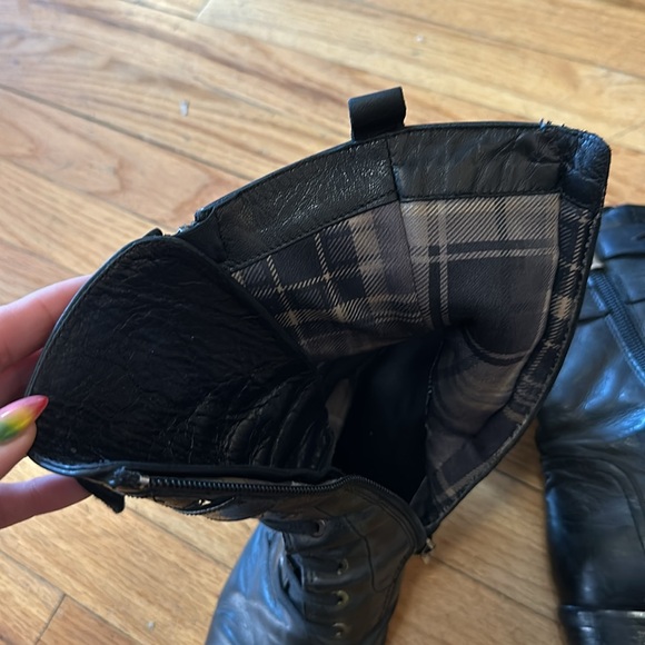 Aquatalia Lace-Up Boots With Side Zipper - Picture 3 of 7